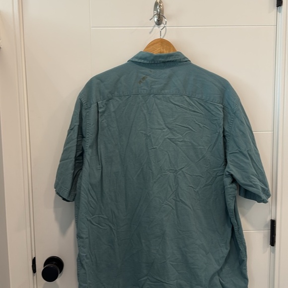 🏴 Wrangler Green Casual Button Down Shirt size XXL - Picture 8 of 9